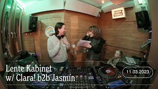 Lente Kabinet w Clara b2b Jasmín  Kiosk Radio 11032023 [upl. by Anined519]