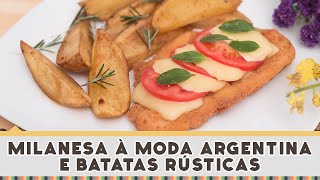 Milanesa à Moda Argentina Receitas de Minuto 200 [upl. by Kyred]