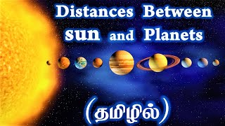 How far are the planets from the sun   solar system distance tamil  space tamil  5 minutes space [upl. by Ysle]