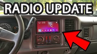 New Radio Install in the Daily Driver Silverado [upl. by Eugatnom]