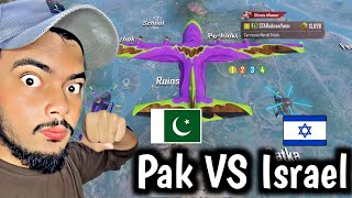 PAKISTANI Player vs ISRAEL Squad Fight in PUBG Mobile [upl. by Ahsertal56]