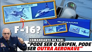 FAB quer comprar F16  GRIPEN  Novo avião presidencial Cmte da FAB faz declarações importantes [upl. by Anavoig225]