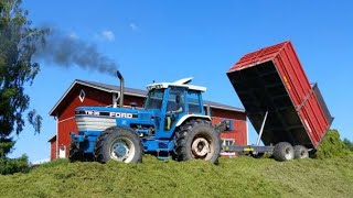 Ford TW35 Hauling Silage 2024  Finland HD [upl. by Yelekalb]