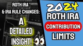 IRA 2024  2024 roth ira contribution limits 2024rothiracontributionlimits ira2024 [upl. by Shotton945]