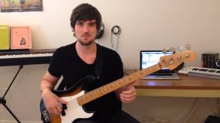 quotAces Highquot by Iron Maiden  Bass Tutorial with slow playalongs [upl. by Kelsey]