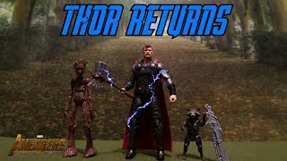 Thor arrives in Wakanda  Avengers Infinity War Stop Motion [upl. by Notloc]