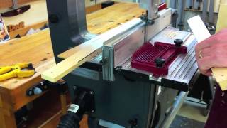 Shopsmith bandsaw How to resaw rip by Doug Reid [upl. by Llertnahs]