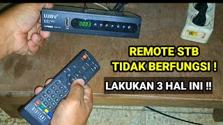 Cara memperbaiki remote set top box digital yang rusak [upl. by Ellenaj]