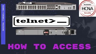 How to Access Huawei Firewall Via Telnet in hindi or urdu [upl. by Ricketts]