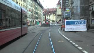 Strassenbahn Bern linia 9  führerstandsmitfahrt [upl. by Haydon191]