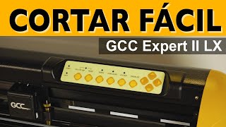 Como enviar archivos a corte con el plotter GCC Expert II LX [upl. by Kennet]