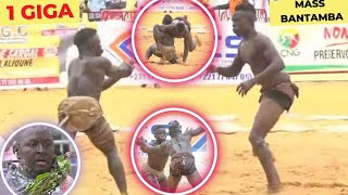 🛑Combat spectaculaire  1 Giga vs Mass Bantamba et 🛑intégralité Bakou de Mame Mor Domou Fass [upl. by Aney]