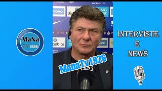 Napoli  Monza Intervista Mazzarri [upl. by Eimarrej]