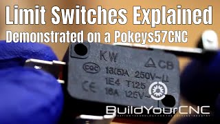 5 Limit Switches for CNC Machines Explained and Connected to the Pokeys57CNC Interface [upl. by Sadowski86]