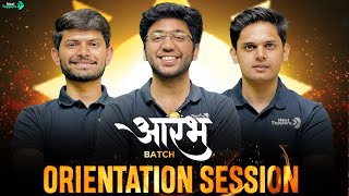 Live Orientation Session  AARAMBH Batch 🔥  Class 10th Indias Most Powerful Batch  Next Toppers [upl. by Calen]