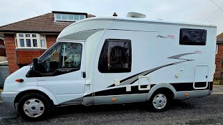 For Sale Hobby T500 GFSC 3 berth 4 belts compact motorhome 2012 29k garage [upl. by Hasile479]