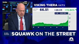 Cramer’s Stop Trading Viking Therapeutics [upl. by Ahsiekam]