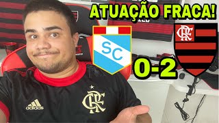 ATUAÇÃO FRACA PÓSJOGO SPORTING CRYSTAL 02 FLAMENGO [upl. by Eerolam]