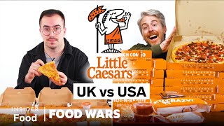 US vs UK Little Caesars  Food Wars  Insider Food [upl. by Adley256]