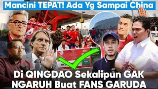 Mancini Tegur China quotJangan Nantang Fans Garuda Bahrain Aja Tiketnya Diborong Apalagi di Qingdao [upl. by Inaffyt]