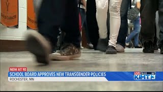 Rochester School Board approves new transgender policies [upl. by Fotzsyzrk]