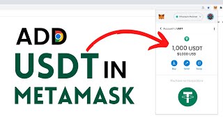 How to Add USDT in Metamask  Add USDT Token on Ethereum or Polygon Chain [upl. by Annawik]