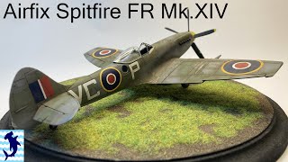 Airfix 148 Spitfire FR Mk XIV Full Build [upl. by Odell647]