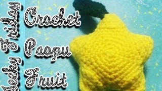 Crochet Geek  Crochet Kingdom Hearts Paopu Fruit [upl. by Margy]