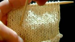 Tuto Tricot Compter mailles et rangs sur du jersey [upl. by Aiet]