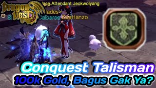 Conquest Talisman 100k Gold Bagus Gak Sih [upl. by Ecnedac746]