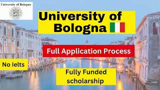 University of Bologna Italy Admission process for BS MS PhD [upl. by Saiff513]