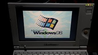 Instalando Windows98 en un Toshiba Libretto 100CT  ESEN [upl. by Trahern]