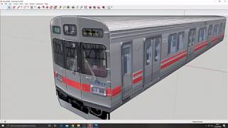 Making a Tokyu 80908590 Series for Trainz  Part 2 doors and windows [upl. by Cuthbertson]