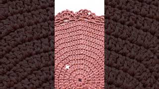 🧶INDIVIDUALES PARA MESA TEJIDO A CROCHET🤎semprecirculo crochet [upl. by Imuy]