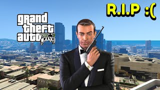 James Bond Death Recreation in GTA 5 Sean Connery  GTA Trending [upl. by Hayward]