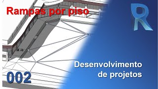 INCLINAÇÃO NO PISO  ESCOAMENTO DE ÁGUAS PLUVIAIS  REVIT [upl. by Trutko757]