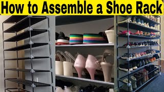 How to assemble a 10 layer shoe rack [upl. by Aiel]