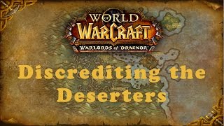 World of Warcraft Quest Discrediting the Deserters Alliance [upl. by Eornom]