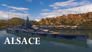 World of Warships  Alsace Secondary Build  250K DMG KRAKEN 6 RIBBONS [upl. by Richer138]