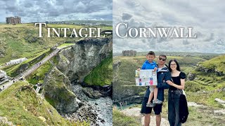 Tintagel Castle in North Cornwall uk  Travelling with my parents [upl. by Kalk]