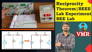 7 Reciprocity Theorem Lab Experiment  Basic Electrical and Electronics Engineering Lab  BEEE Lab [upl. by Ardie541]