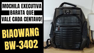 Mochila Executiva Notebook Faculdade Trabalho 2024 Biaowang BW3402 [upl. by Nosreip638]