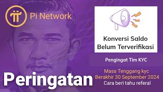 Pi Network ll Beri tahu referal anda untuk ke kyc dan migrasi pinetwork [upl. by Saleem]