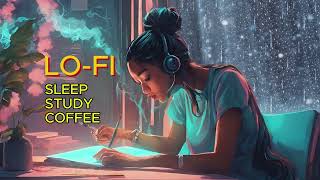 LoFi Study Girl  Cozy Rainy Day Vibes ☔  Chill Music Mix for Study Sleep Coffee Time [upl. by Noizneb]