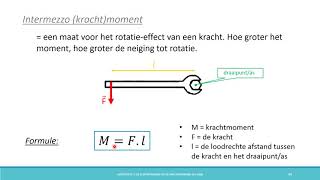 Krachtmoment amp koppel [upl. by Azriel]