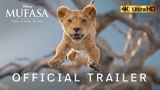 Mufasa The Lion King Trailer 2024 4K HDR [upl. by Silvan]