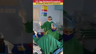 IVF Egg Retrieval Procedure by Dr Rakshita Malik gynaecologist ivfspecialist mbbs medical neet [upl. by Eimme]