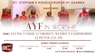 LIVING UNDER AUTHORITY WITHOUT COMPROMISE  1 PETER 21125  ENGLISH CONTEMPORARY SERVICE  700 AM [upl. by Xilef]