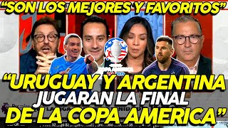 PRENSA INTERNACIONAL ¡ARGENTINA Y URUGUAY SON FAVORITAS PARA GANAR LA COPA AMERICA 2024 [upl. by Repip]