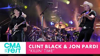 Clint Black and Jon Pardi – “Killin’ Time”  CMA Fest 2024 [upl. by Hamlen]